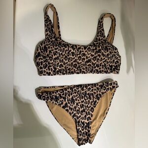 H&M Animal Print Bikini Set